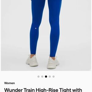 Lululemon Athletica High-Rise Leggings in Bold Blue